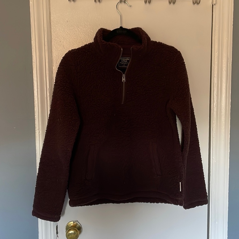 Abercrombie & Fitch Sherpa Pullover